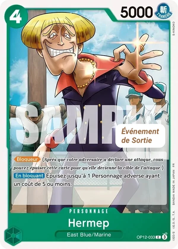 Carte One Piece française Hermep OP12-033 C