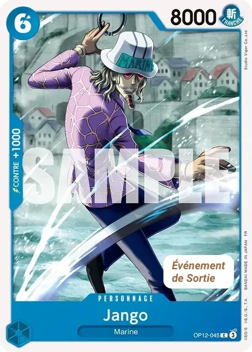 Carte One Piece française OP12-045 Jango