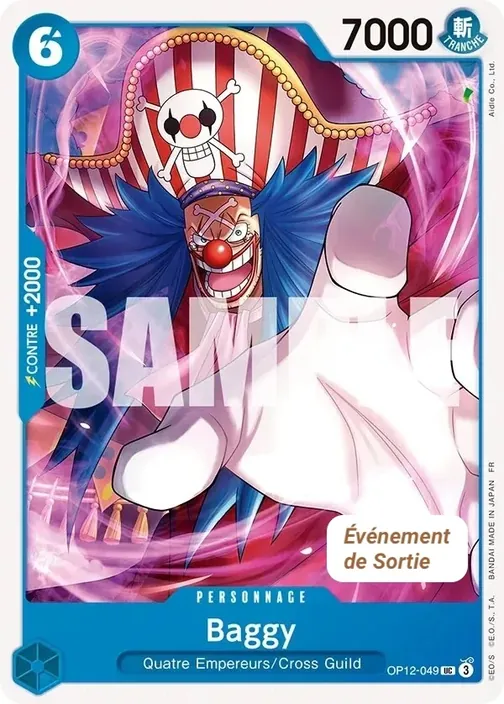 Carte One Piece française OP12-049 Baggy