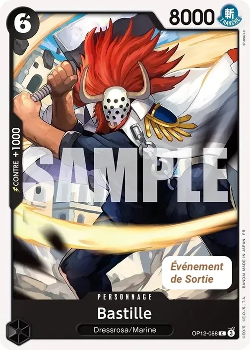 Carte One Piece française OP12-088 Bastille