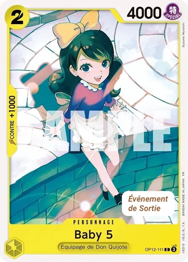 Carte One Piece française Baby 5 OP12-111 C