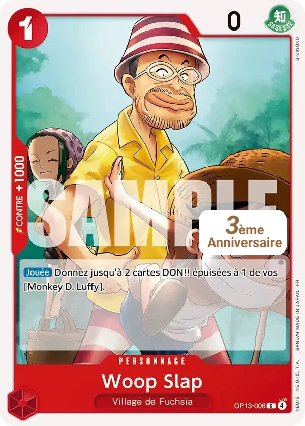 Carte One Piece française Woop Slap OP13-006 C