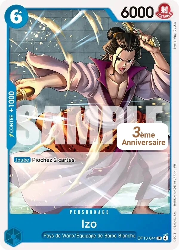 Carte One Piece française Izo OP13-041 UC
