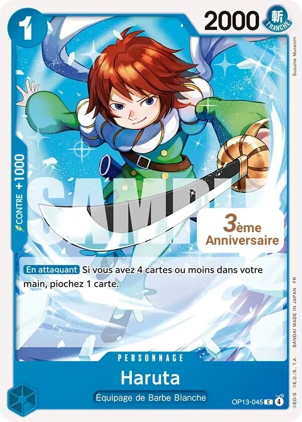 Carte One Piece française Haruta OP13-045 C