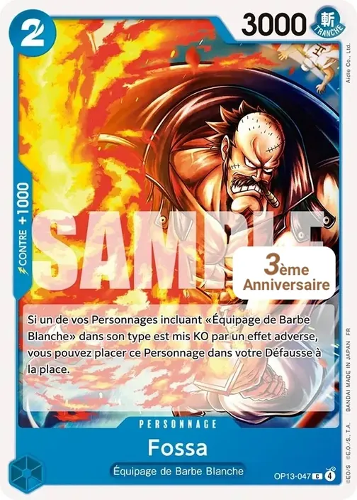 Carte One Piece française OP13-047 Fossa