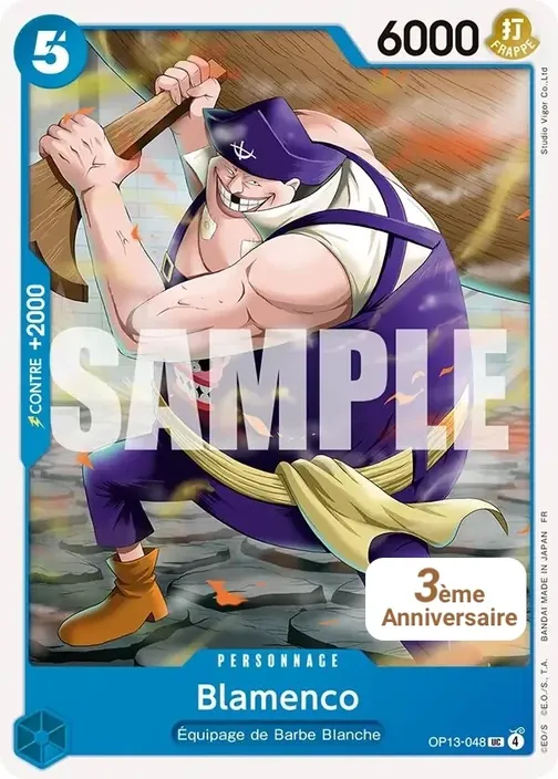 Carte One Piece française OP13-048 Blamenco