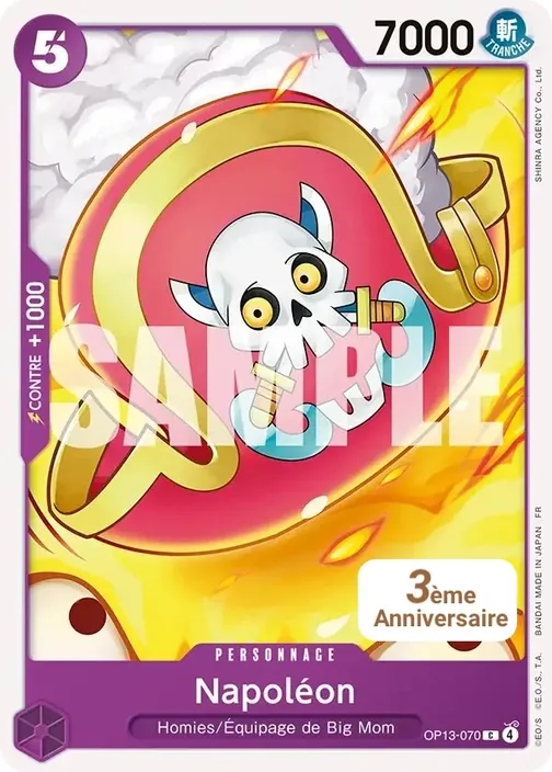 Carte One Piece française OP13-070 Napoléon