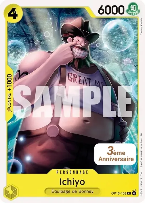 Carte One Piece française OP13-103 Ichiyo