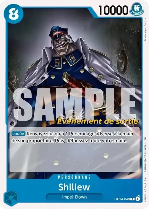 Carte One Piece française OP14-048 Shiliew