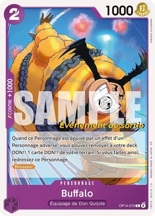 Carte One Piece française Buffalo OP14-070 C