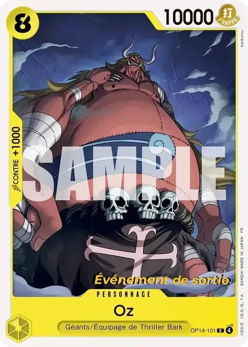 Carte One Piece française OP14-101 Oz