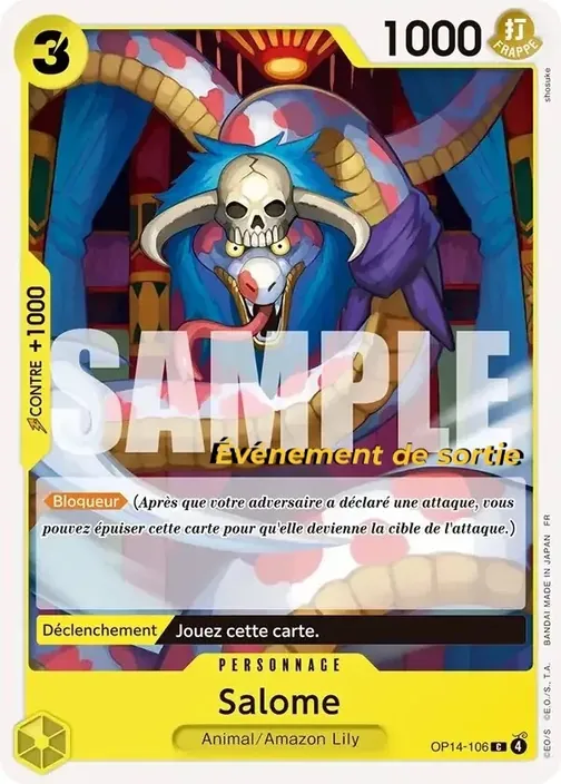 Carte One Piece française OP14-106 Salome