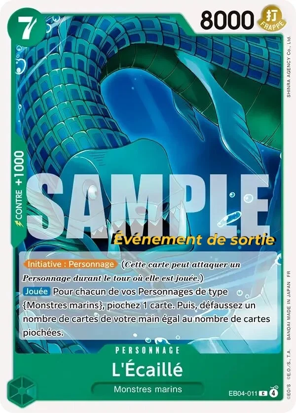 Carte One Piece française Scaled Neptunian EB04-011 C