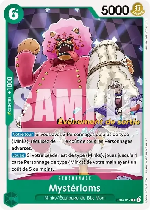 Carte One Piece française EB04-017 Mystoms