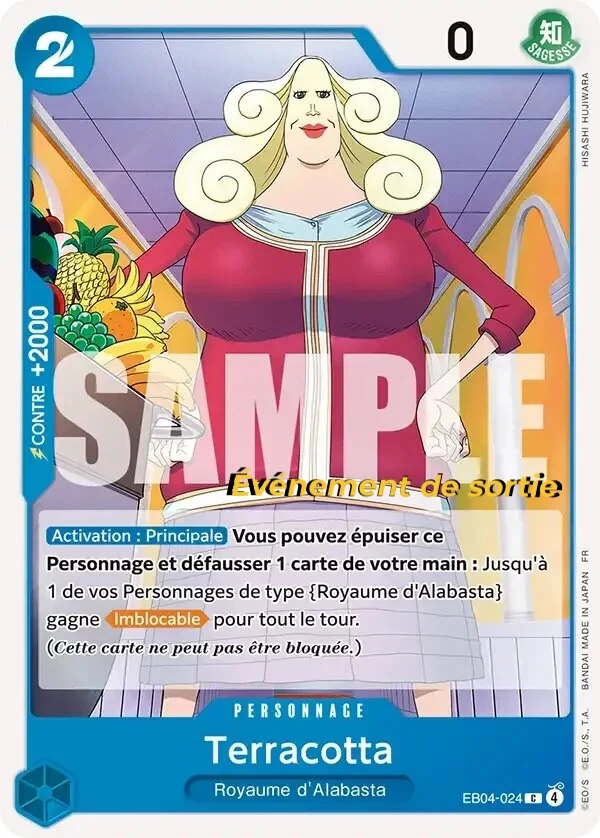 Carte One Piece française Terracotta EB04-024 C