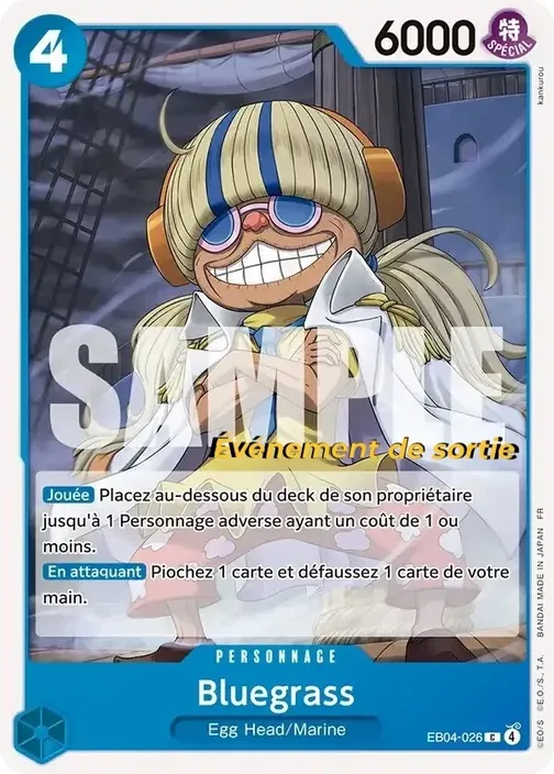 Carte One Piece française EB04-026 Bluegrass