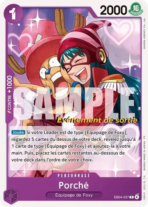 Carte One Piece française EB04-037 Porche