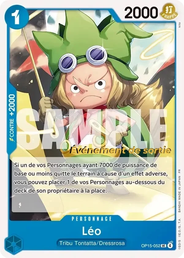 Carte One Piece française Léo OP15-052 UC