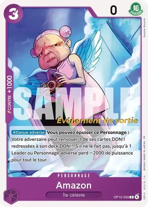 Carte One Piece française OP15-059 Amazon