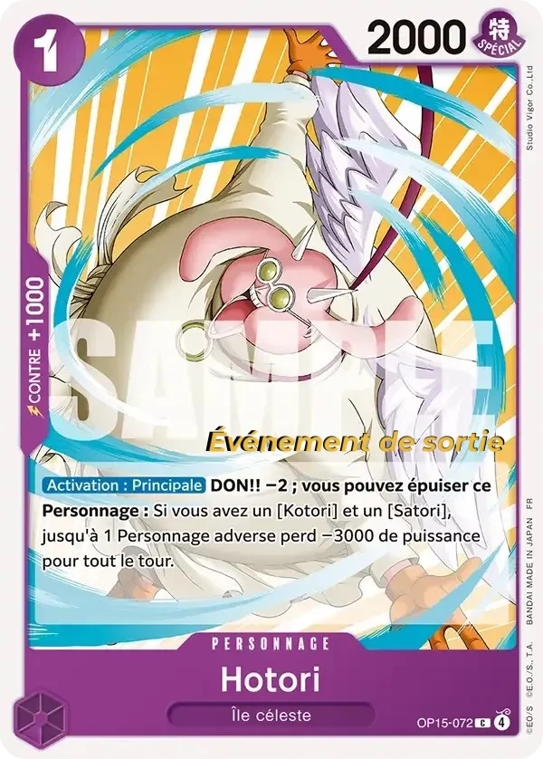 Carte One Piece française Hotori OP15-072 C
