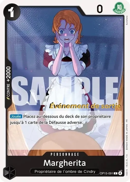 Carte One Piece française OP15-091 Margherita
