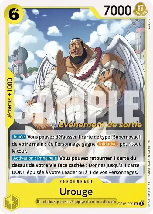 Carte One Piece française OP15-099 Urouge