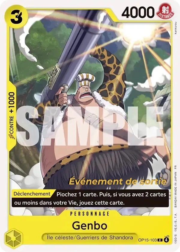 Carte One Piece française Genbo OP15-103 C