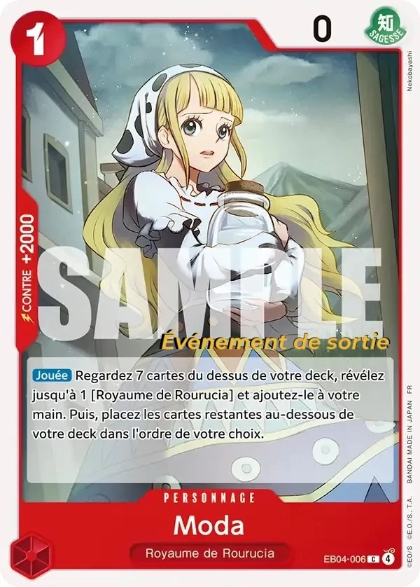 Carte One Piece française Moda EB04-006 C