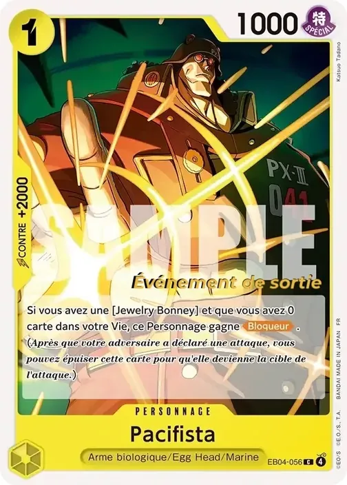 Carte One Piece française EB04-056 Pacifista