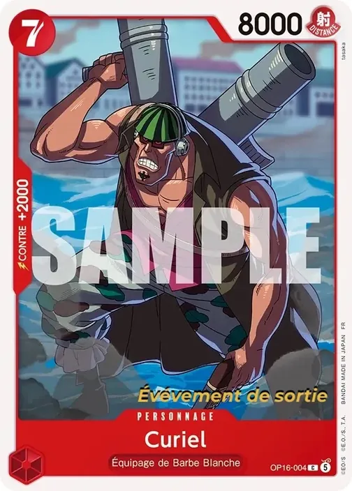 Carte One Piece française OP16-004 Curiel