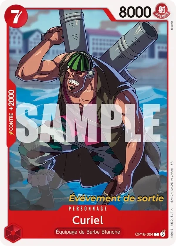 Carte One Piece française Curiel OP16-004 C