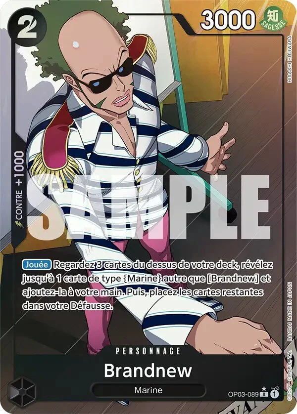Carte One Piece française Brandnew OP03-089 R