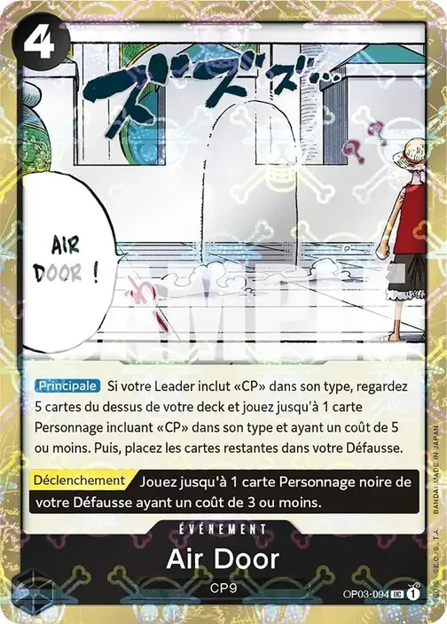 Carte One Piece française OP03-094 Air Door (version 2)