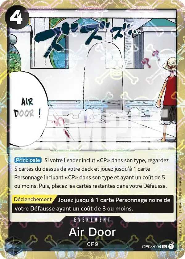 Carte One Piece française Air Door OP03-094 UC