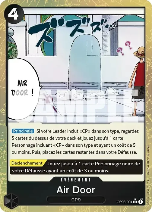 Carte One Piece française OP03-094 Air Door (version 4)
