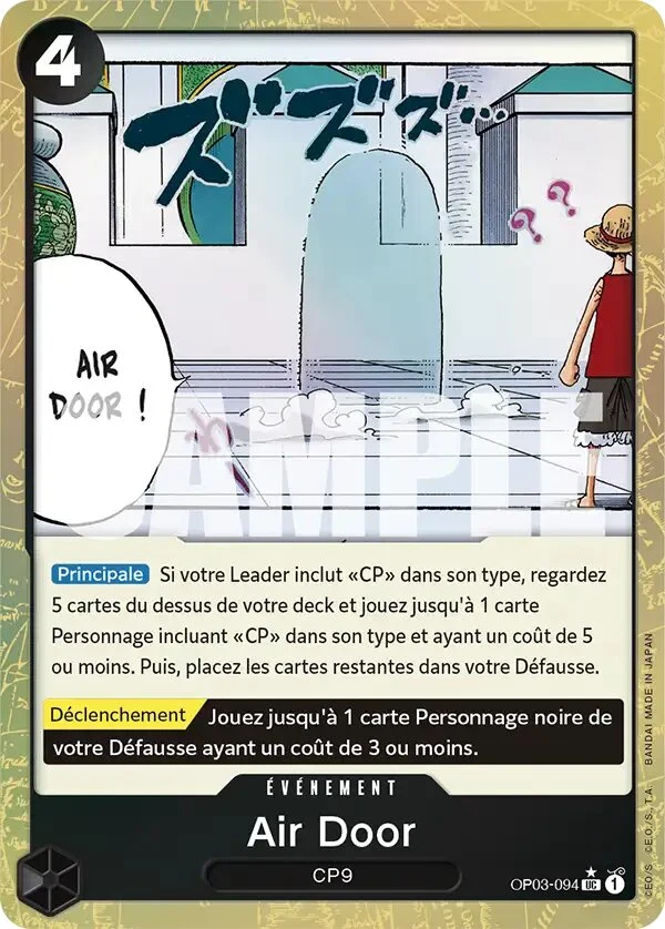 Carte One Piece française Air Door OP03-094 UC