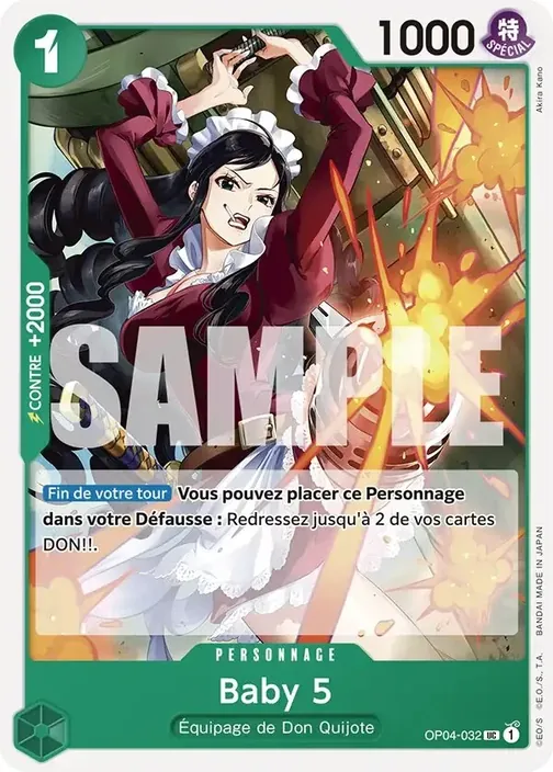 Carte One Piece française OP04-032 Baby 5 (version 2)