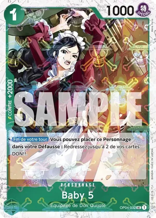 Carte One Piece française OP04-032 Baby 5 (version 3)