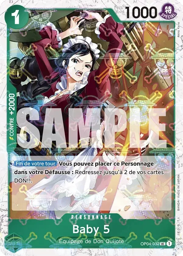 Carte One Piece française Baby 5 OP04-032 UC