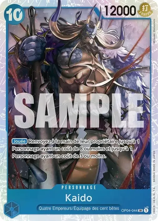 Carte One Piece française OP04-044 Kaido (version 4)
