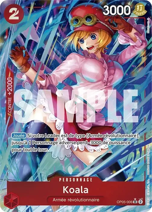 Carte One Piece française OP05-006 Koala (version 4)
