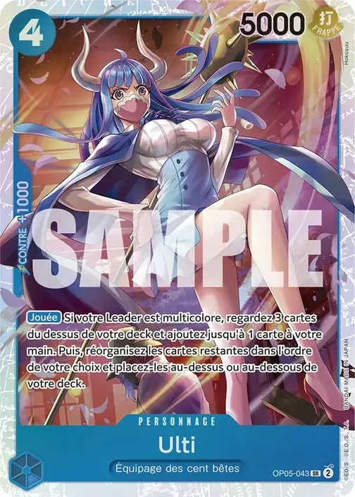 Carte One Piece française OP05-043 Ulti (version 3)