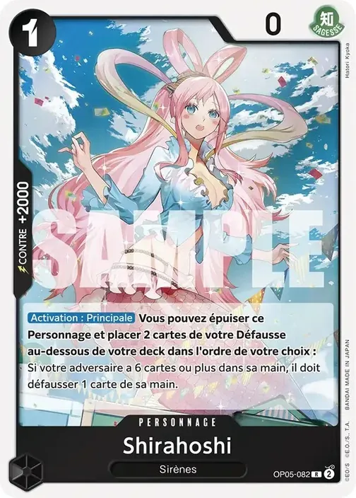 Carte One Piece française OP05-082 Shirahoshi (version 2)