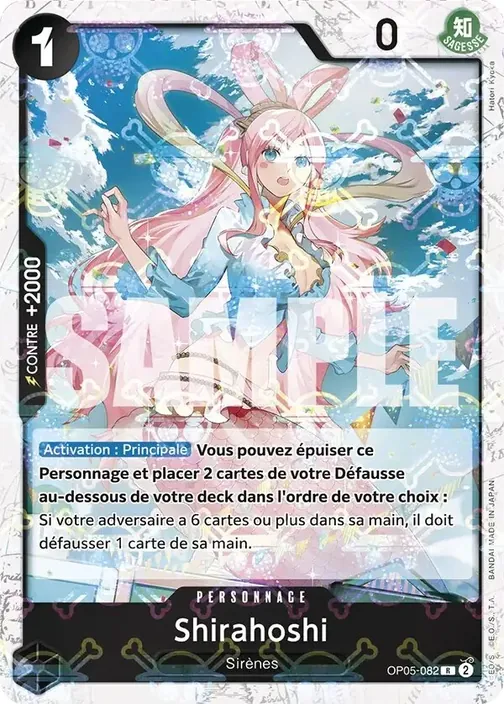 Carte One Piece française OP05-082 Shirahoshi (version 3)