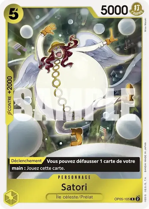 Carte One Piece française OP05-105 Satori (version 2)