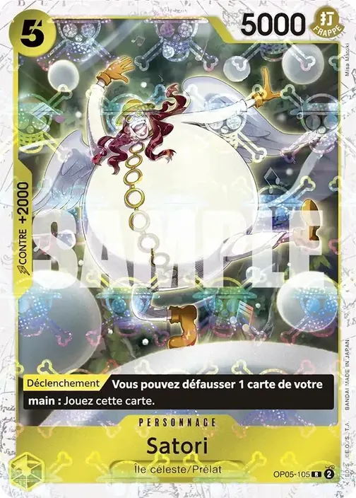 Carte One Piece française OP05-105 Satori (version 3)