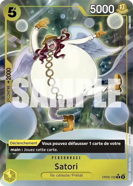 Carte One Piece française OP05-105 Satori (version 4)