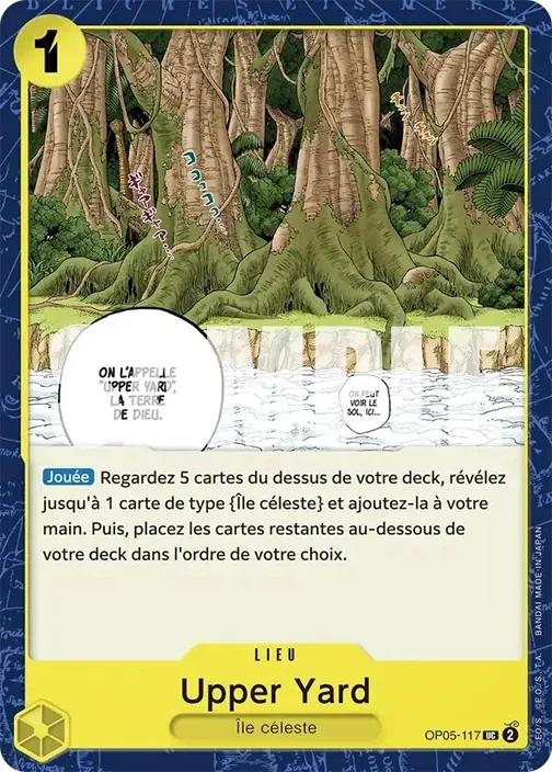 Carte One Piece française OP05-117 Upper Yard