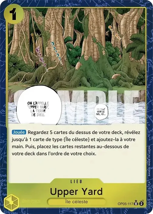 Carte One Piece française OP05-117 Upper Yard (version 4)