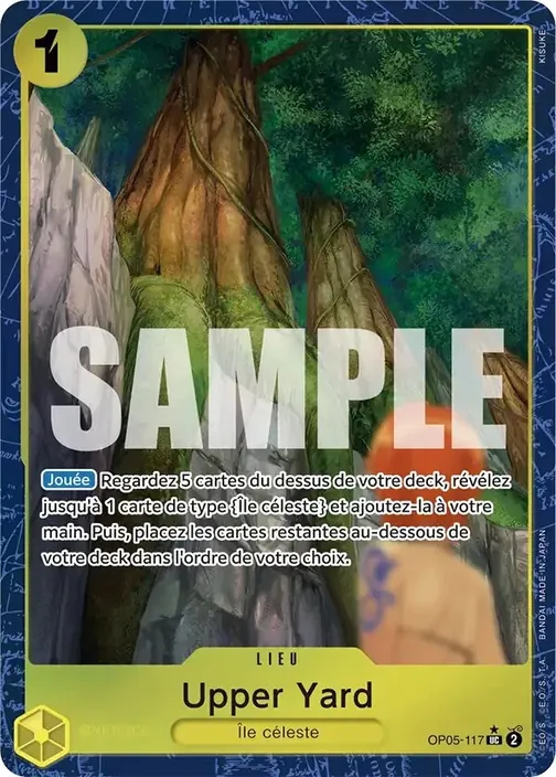 Carte One Piece française OP05-117 Upper Yard (version 5)
